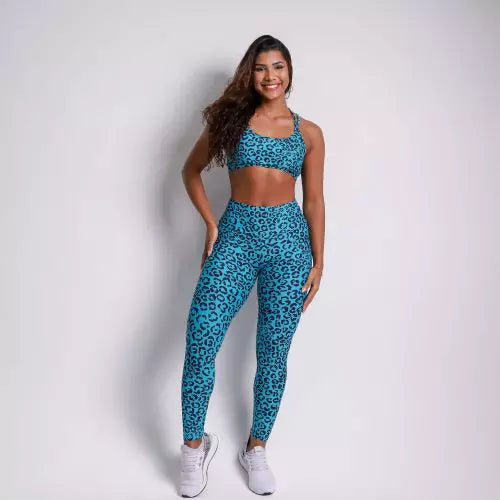 Conjunto Calça Legging Básica + Top Lu