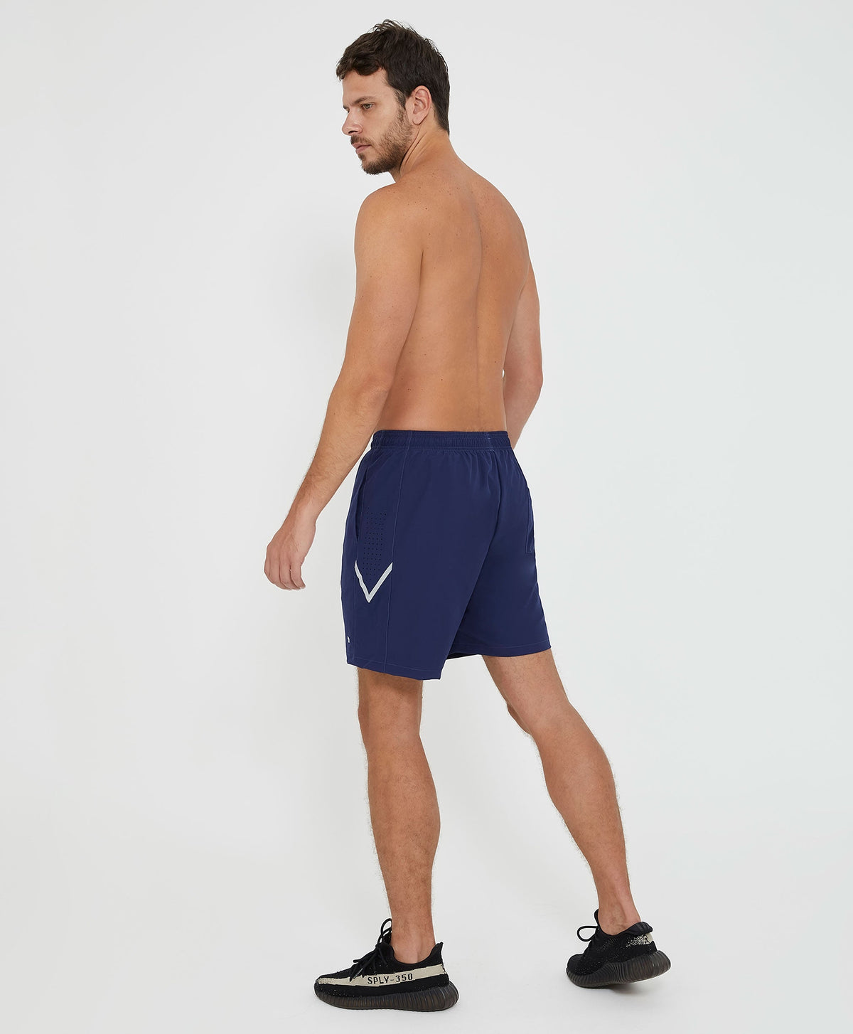 Bermuda Alto Giro Men Elastic Laser