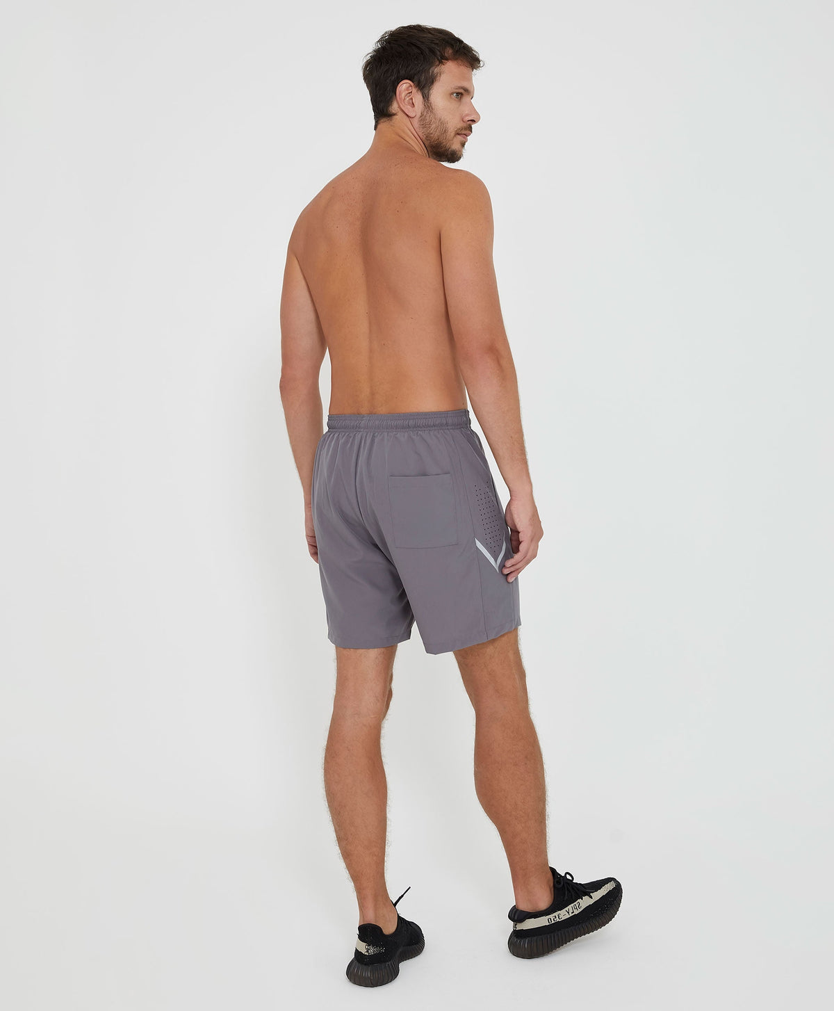 Bermuda Alto Giro Men Elastic Laser
