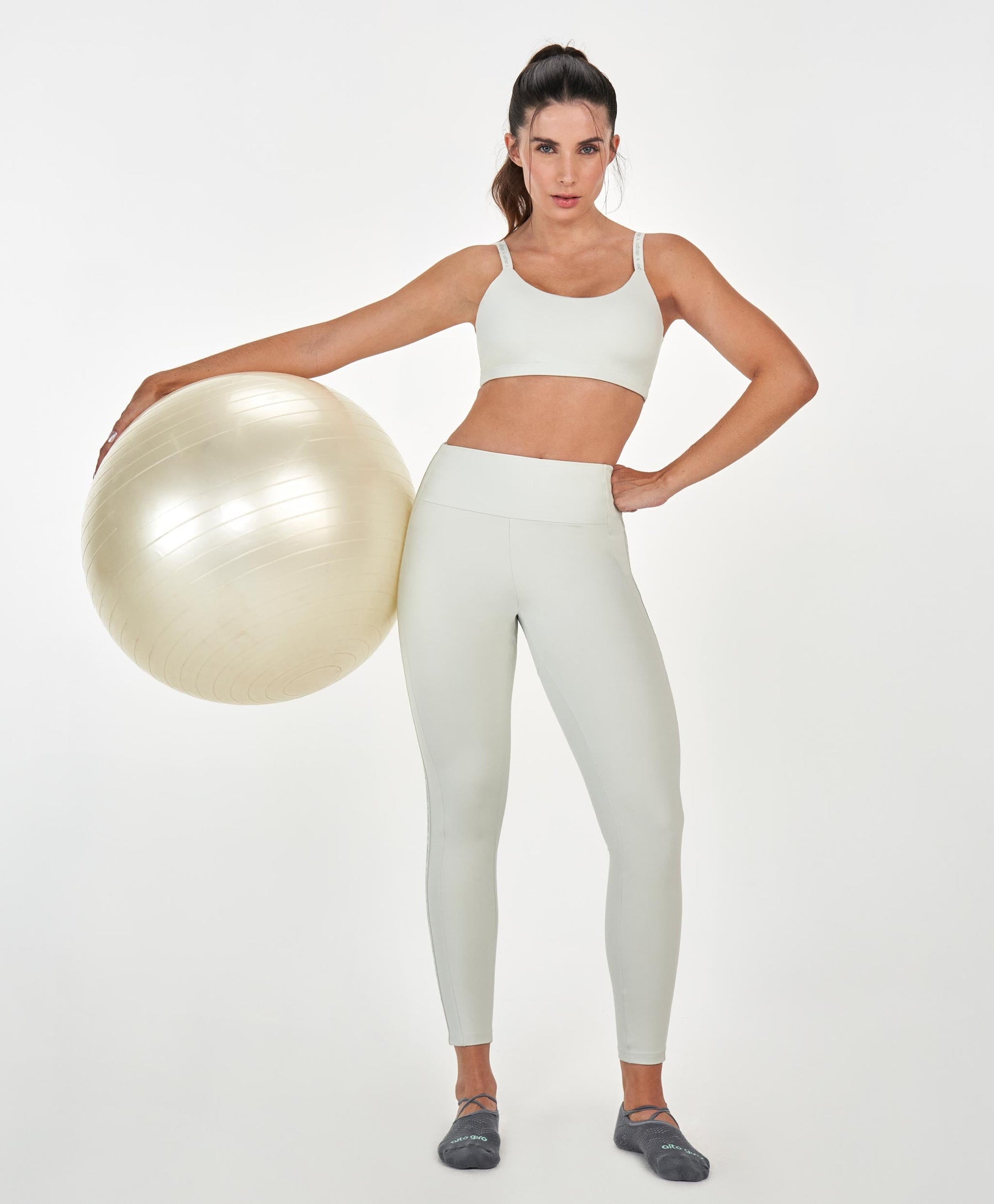 Legging Elástico Personalizado Alto Giro