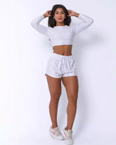 Conjunto Boxer Basic Branco + Top Maria